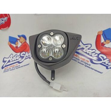 AVT extreme 2.0 LED фара GasGas 21 23, Husaberg FE / TE 09 13, Husqvarna FE TE 14, KTM FREERIDE / EXC -> 04 08 ( пластик / рамка черная ) - миниатюра 2