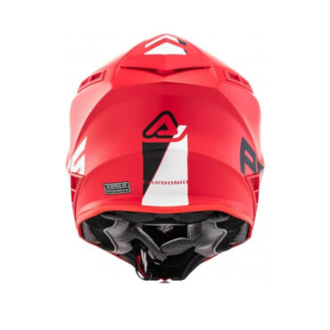 Acerbis Шлем Steel Carbon Red 2 - миниатюра 4