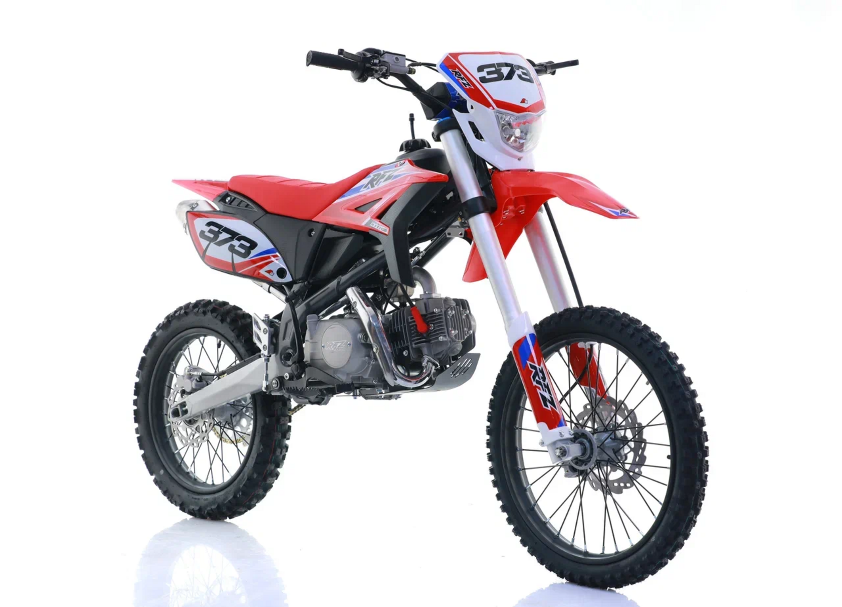 Питбайк Apollo RFZ Y 125LE, 19 16, красный (фара, электростартер) - фото 5