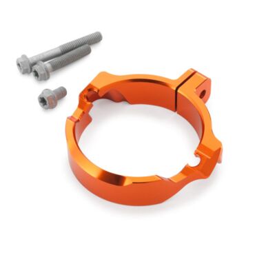 Защита выпускного фланца оранжевая KTM 250SX 23- / 250 300EXC 24- - миниатюра 1