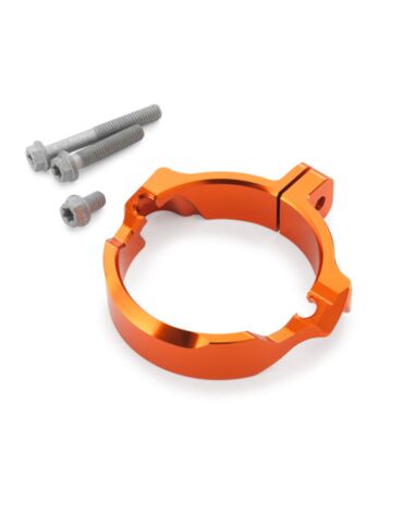 Защита выпускного фланца оранжевая KTM 250SX 23- / 250 300EXC 24-