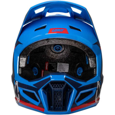 Шлем кроссовый Leatt Moto 3.5 V25 royal с очками - миниатюра 3