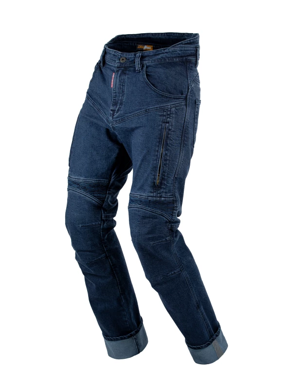 Мотоджинсы EF56 SAVAGE Cordura Denim синие - фото 1