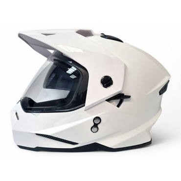 Шлем мотард AiM JK802 White Glossy - миниатюра 3