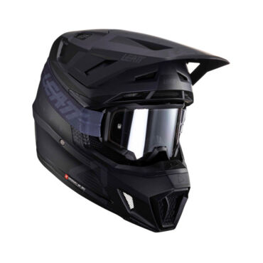 Шлем кроссовый Leatt 7.5 stealth с очками - миниатюра 2