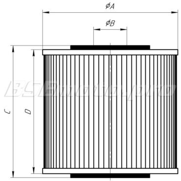 Фильтр масляный сетка CG (нейлон PA66) BSE TYX300 - миниатюра 1