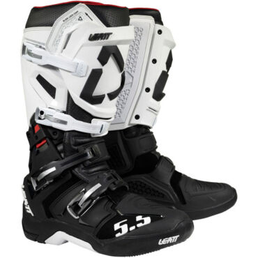 Мотоботы Leatt Moto 5.5 FlexLock White Black  - миниатюра 5