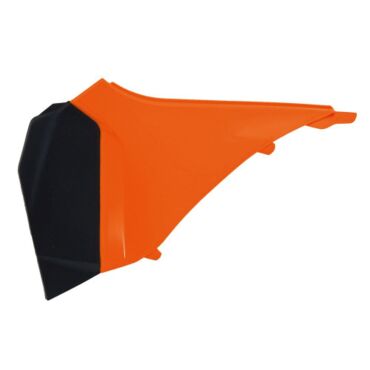 Боковина воздушного фильтра левая оранжево черная KTM SX SXF125 450 11 12 # EXC EXCF125 500 12 13 оранжево черная - миниатюра 1