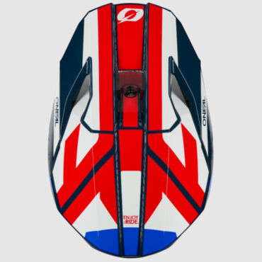 Oneal Кроссовый шлем 3Series Ride V.25 синий белый - миниатюра 6