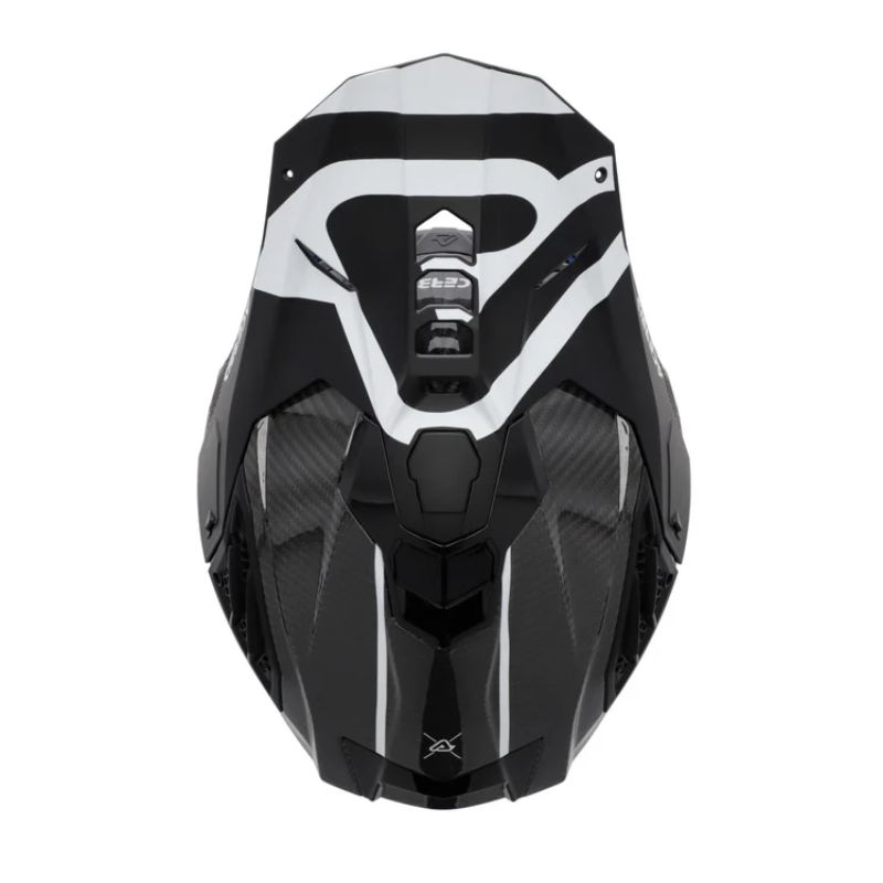 Acerbis Шлем Airstrike C 22 06 Black White - фото 9