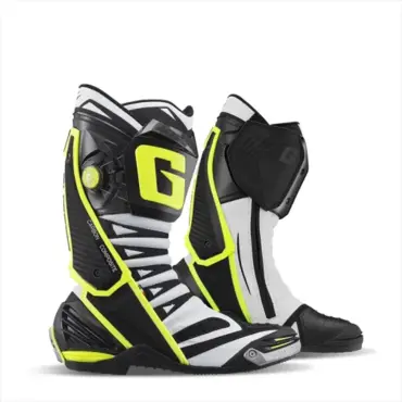 Мотоботы Gaerne GP1 Evo White Black Yellow - миниатюра 4