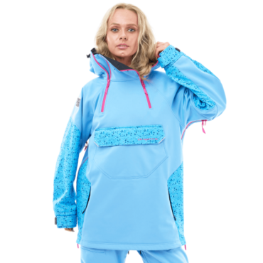 Dragonfly Куртка анорак сноубордическая DF Uktus Woman Blue - Pink - миниатюра 10