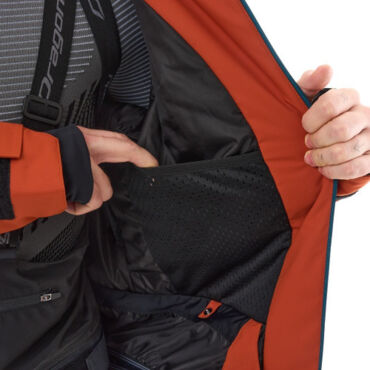 Dragonfly Куртка горнолыжная утепленная Gravity Man Brown - Blue 2025 - миниатюра 13