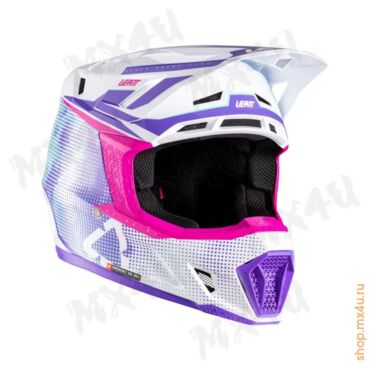 Шлем 7.5 V26 Thermoplastic + 4.5 очки Velocity - Фиолетовый - миниатюра 7