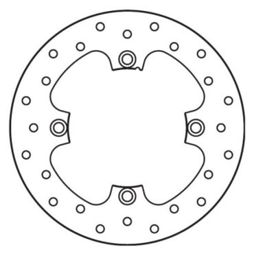 Диск тормозной задний Honda CR125 97 07 / CR250 95 01 - миниатюра 1