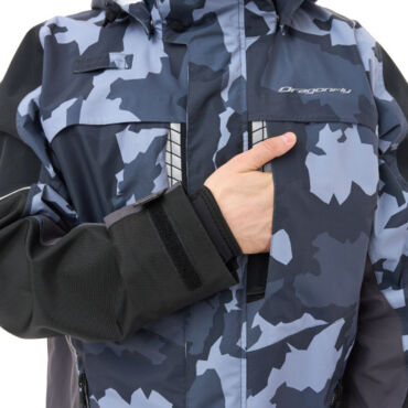 Dragonfly Куртка мембранная Quad Pro Man 2025 Dark Camo - Black - миниатюра 12