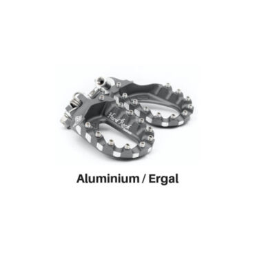 Подножки регулируемой высоты алюминиевые серые S3 Hard Rock KTM 07 16 / Husaberg 11 14 / Husqvarna 14 16 / Rieju MR300 21- / Beta -19 / Sherco / Gas Gas -20 / Yamaha - миниатюра 2