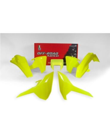 Комплект пластика Husqvarna Эндуро FE TE 2017 2019, цвет Neon Yellow (С пластиком фары)
