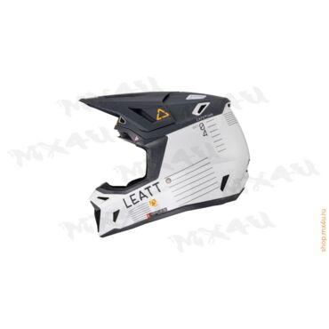 Кроссовый шлем Leatt Moto 8.5 Helmet Kit - Металлик - миниатюра 4