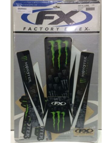 Наклейки на крылья и маятник Trim Kit Monster универсальный, black
