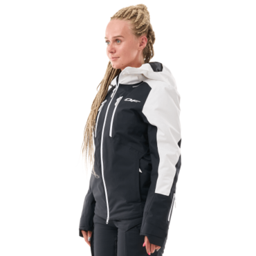Dragonfly Куртка горнолыжная утепленная Gravity Woman 2025 White Snow Black - миниатюра 13