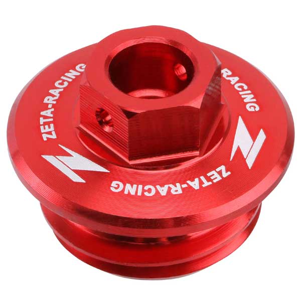 Пробка маслозаливная ZETA Oil Filler Plug KTM SX EXC SMR Red, ZE89 2410 - фото 1