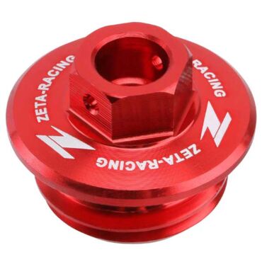 Пробка маслозаливная ZETA Oil Filler Plug KTM SX EXC SMR Red, ZE89 2410 - миниатюра 1