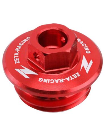 Пробка маслозаливная ZETA Oil Filler Plug KTM SX EXC SMR Red, ZE89 2410