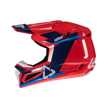 Leatt Шлем подростковый Moto 3.5 Junior Kit Royal 2025 - миниатюра 6