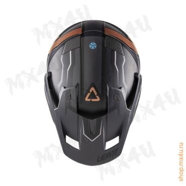 Кроссовый шлем ADV 7.5 Black Bronze V26 - миниатюра 4