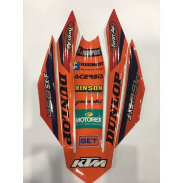 Наклейка на заднее крыло КТМ SX SXF(с13) Factory Dungey - миниатюра 1