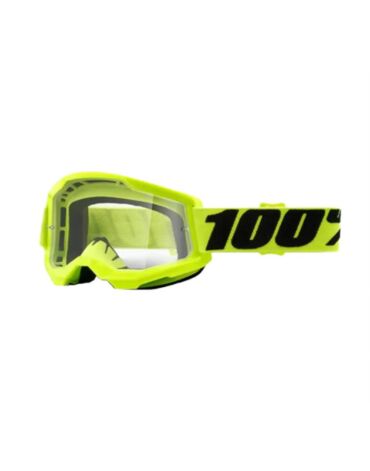 100% Очки Strata 2 Goggle Yellow Clear Lens