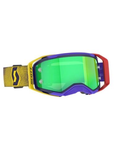 Очки кроссовые Scott Prospect 2.0 Red Yellow / lens Green chrome Works