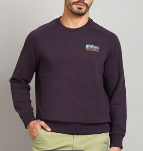 Кофта RAGLAN SWEATSHIRT PURPLE 2XL - миниатюра 1