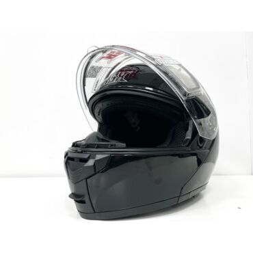 Шлем модуляр RSX Spark (HS 159) Winter, черный, очки желтые - миниатюра 5