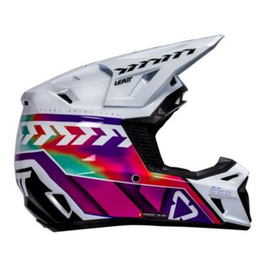 Leatt Шлем кроссовый 8.5 Pinata Teal V26 + очки Velocity 5.5 - миниатюра 7