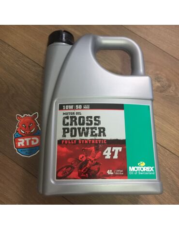 MOTOREX масло моторное Motorex Cross Power 4T 10w50 4L синтетика
