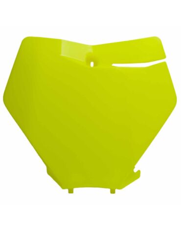 Панель номерная передняя KTM Кросс (2019 2022), Neon Yellow