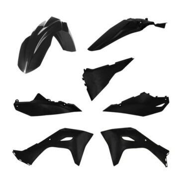 Комплект пластика Kawasaki KX250F (2025), KX450F X (2024 2025), Черный - миниатюра 1