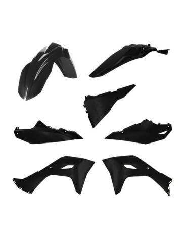 Комплект пластика Kawasaki KX250F (2025), KX450F X (2024 2025), Черный