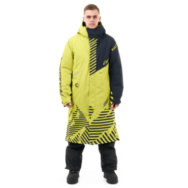 Dragonfly Плащ зимний Race Coat Man 2025 Lime Black - миниатюра 9
