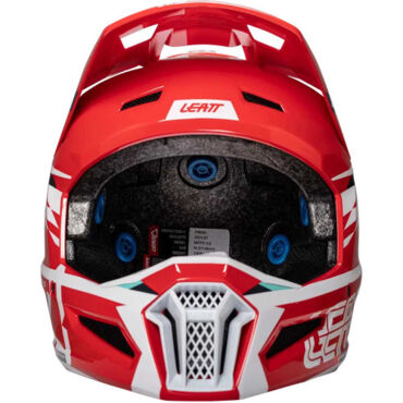 Шлем кроссовый Leatt Moto 3.5 V25 red с очками - миниатюра 2
