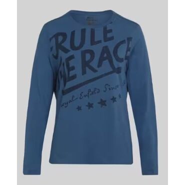 Футболка женская с длиным рукавом RULE THE RACE FULL SLEEVE T SHIRT BLUE , РАЗМЕР XL - миниатюра 1