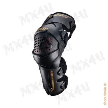 Шарнирные наколенники Leatt Z Frame V22 - черный\золотой - миниатюра 3