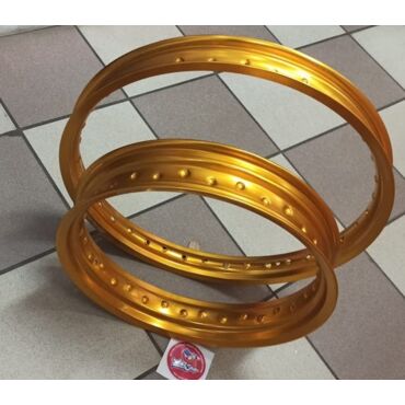 AdvProWeel  обод R17 алюминевый 7 й серии  17х3,00 (32) GOLD / XRV750 XL600 XL650 XL700 под засверловку - миниатюра 1
