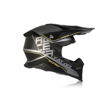 Acerbis Шлем кроссовый X Racer VTR Black Grey - миниатюра 7