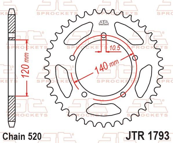 Звезда ведомая JTR1793.43 - фото 1