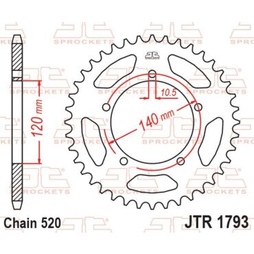 Звезда ведомая JTR1793.43 - миниатюра 1