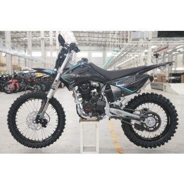 Кроссовый мотоцикл FXmoto YZ 250 21 18 чёрный - миниатюра 1