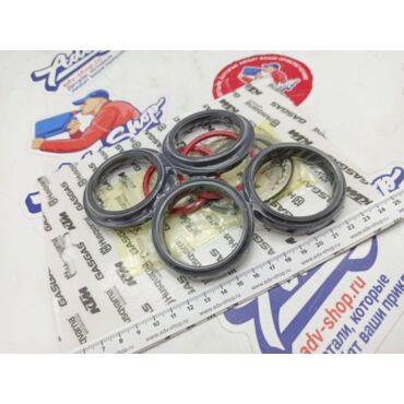 KTM ремкомплект вилки WP / сальники + пыльники 48MM SKF BLACK ( RP10048T / R14046 / RP10012 / R14040 / R14030 / RP10012T ) - миниатюра 2